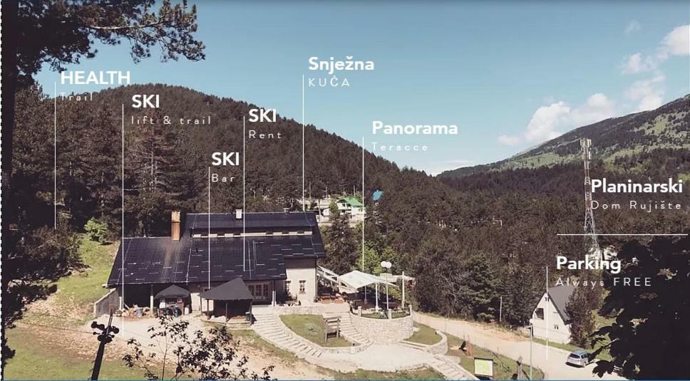 מוסטר Hotel Snjezna Kuca - Nature Park Of Bosnia Herzegovina מראה חיצוני תמונה
